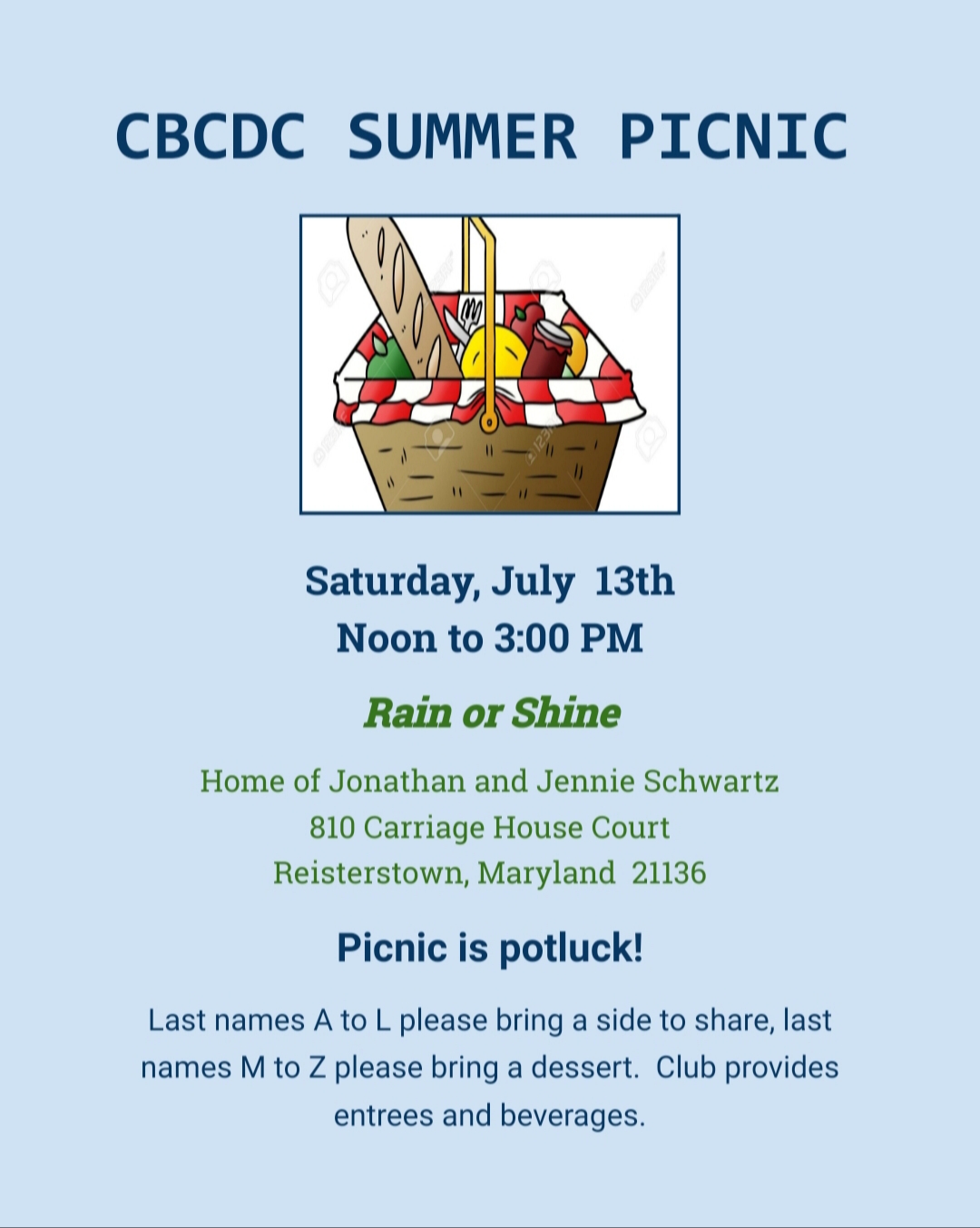 Summer Picnic
        Invitation