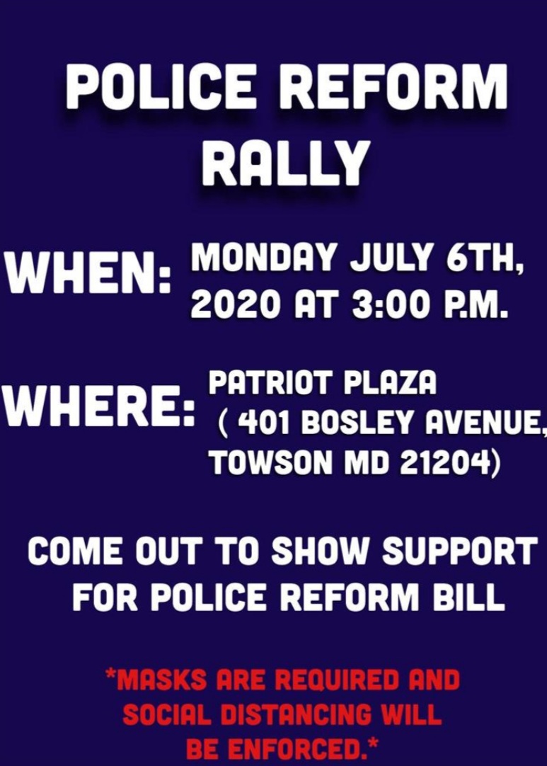 Police Reform
      Rally Announcement