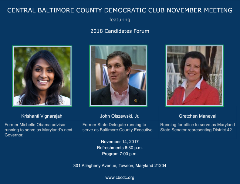 November Meeting
      Announcement