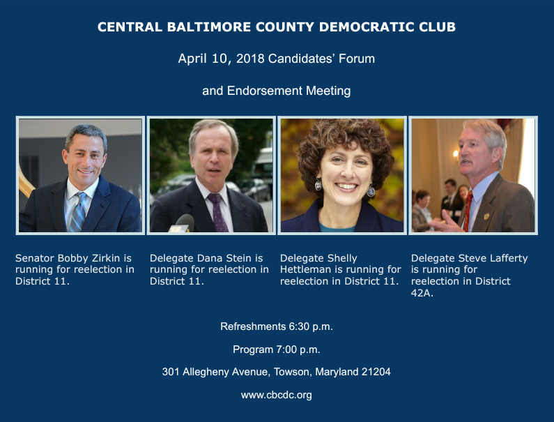 April Meeting
          Announcement
